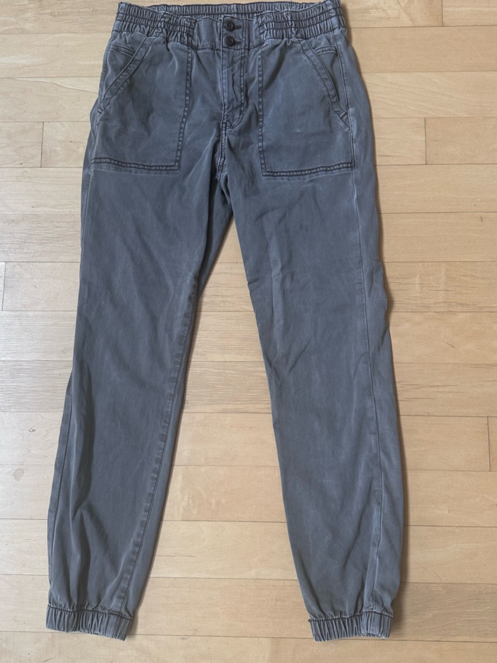 American Eagle Outfitters - Gray/Olive Khaki Elastic Waist Joggers - Size 12